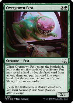 Overgrown Pest printed card